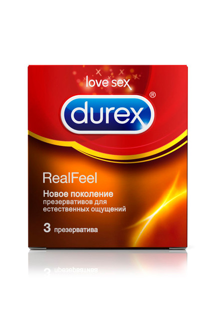 Презервативы Durex 3 RealFeel