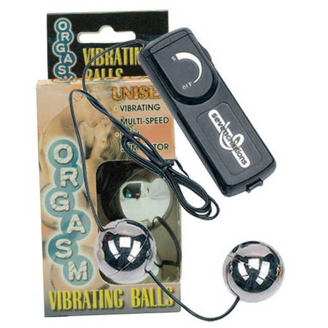Виброшарики Orgasm Vibrating Balls (серебряный )