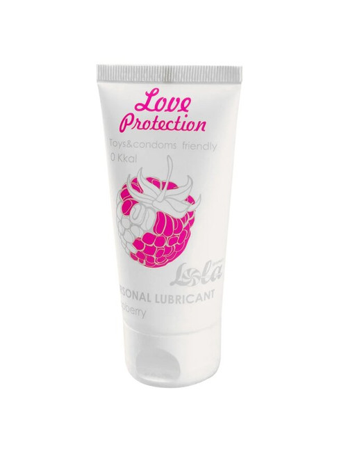 Лубрикант с ароматом малины Love Protection Raspberry 50ml