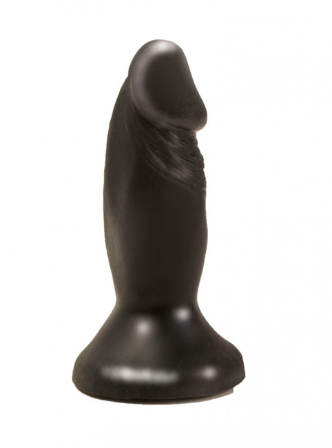 Черная анальная втулка  (12,5 см , черный)