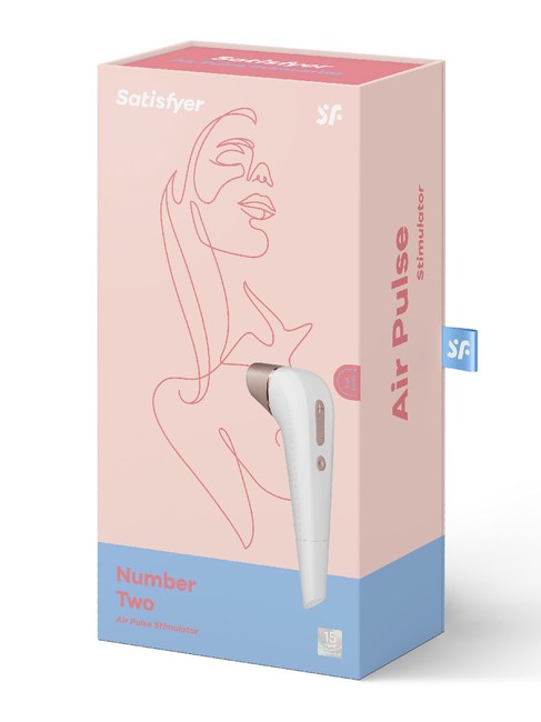 Вакуум-волновой бесконтактный стимулятор клитора Satisfyer 2 (11 режимов , белый с золотисто-коричневым )