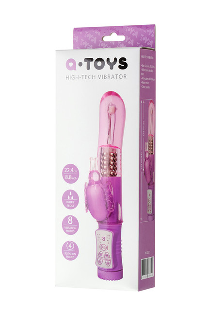 Ротационно-клиторальный стимулятор A-Toys High Tech Vibrator (8 режимов вибрации, 4 ротации)