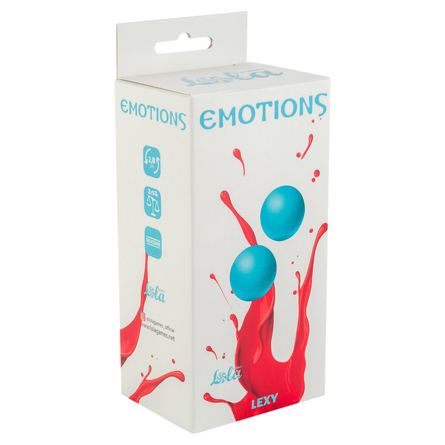 Вагинальные шарики без сцепки Emotions Lexy Medium turquoise