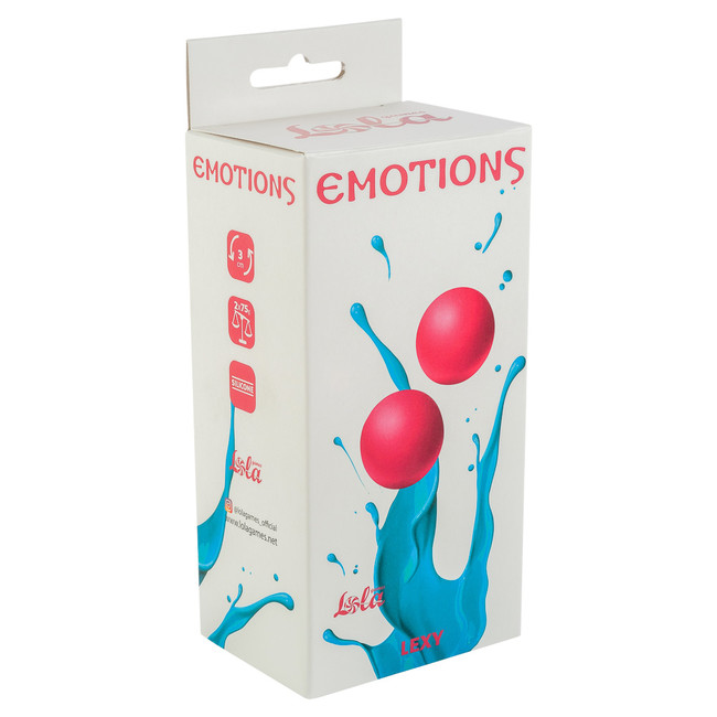 Вагинальные шарики без сцепки Emotions Lexy Large , Pink