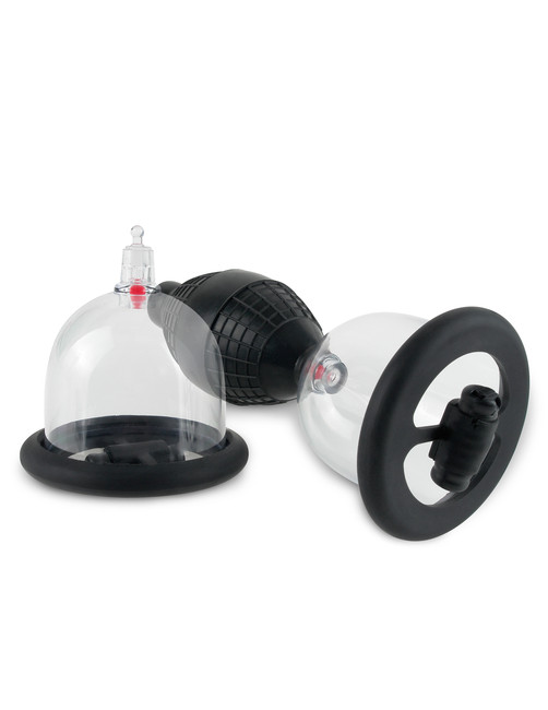 Вакуумные присоски Vibrating Nipple Pleasure Cups на соски с вибрацией