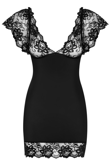 Черная сорочка с кружевом Imperia Chemise LXL (46-48)