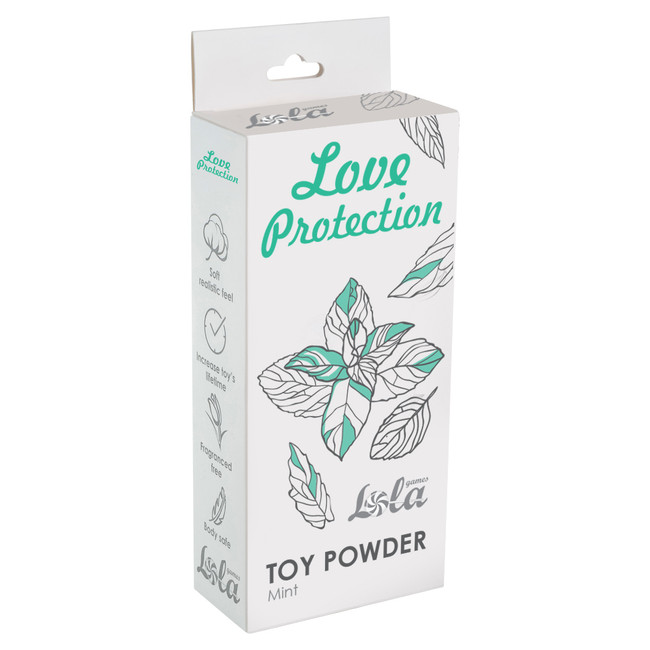 Пудра для игрушек ароматизированная Love Protection Мята 30 гр
