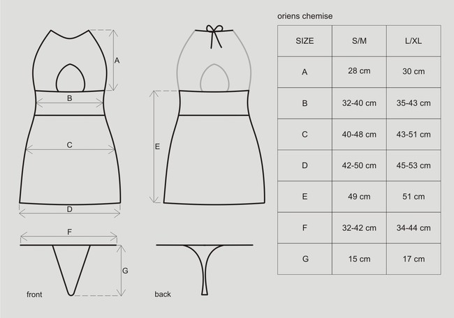 Чёрное мини-платье с вырезом на груди Oriens Chemise SM (42-44)